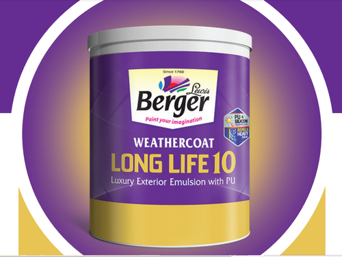 Picture of Berger Weathercoat Long Life 10  Luxury Exterior Emulsion With PU Paint